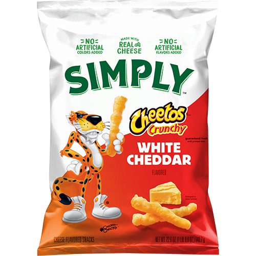 CHEETOS Simply Crunchy White Cheddar