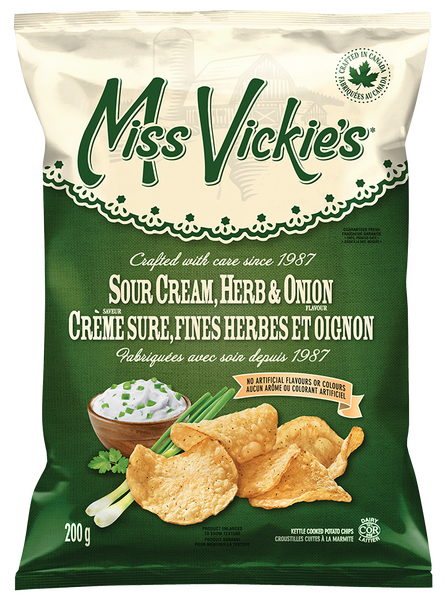 MISS VICKIE’S Sour Cream, Herb &amp; Onion
